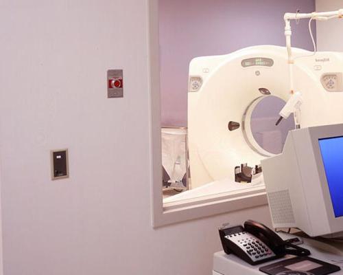 Interior photo of imaging suite at Healthpark Hospital.